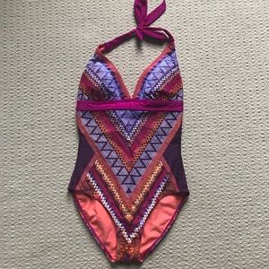 NWT Prana one piece halter swimsuit